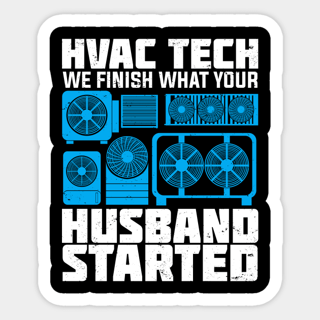 Funny HVAC Tech Instructor Technician Gift Sticker by Dolde08